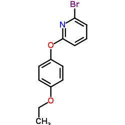 2-Bromo-6-(4-ethoxyphenoxy)pyridine结构式