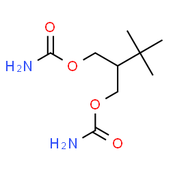 Dicarbamic acid 2-tert-butyltrimethylene ester结构式
