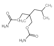 1,3-Propanediol,2-isobutyl-2-methyl-, dicarbamate (8CI)结构式