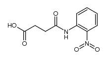 N-(2-nitro-phenyl)-succinamic acid Structure