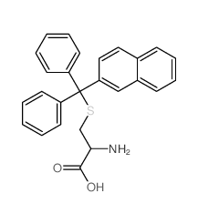L-Cysteine,S-(2-naphthalenyldiphenylmethyl)-结构式