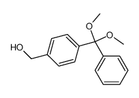 4-hydroxymethylbenzophenone dimethylacetal Structure