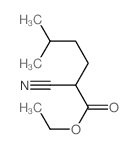 Hexanoic acid, 2-cyano-5-methyl-, ethyl ester Structure