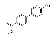methyl 4-(2-oxo-1H-pyrimidin-5-yl)benzoate结构式