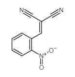 Propanedinitrile,2-[(2-nitrophenyl)methylene]-结构式