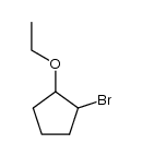 trans-1-Brom-2-ethoxycyclopentan Structure