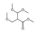 methyl 3,3-dimethoxy-2-(methoxymethyl)propanoate结构式