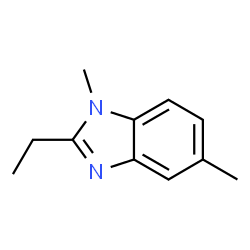 1H-Benzimidazole,2-ethyl-1,5-dimethyl-(9CI) structure