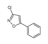 3-chloro-5-phenyl-1,2-oxazole结构式