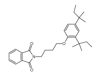 N-{δ-[2,4-di(tert-amyl)phenoxy]butyl}phthalimide结构式