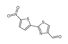 2-(5-nitrothiophen-2-yl)-1,3-thiazole-4-carbaldehyde结构式