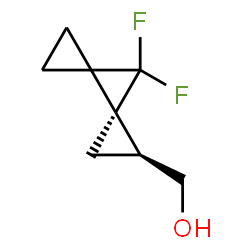 Dispiro[2.0.2.1]heptane-1-methanol, 7,7-difluoro-, (1R,3R)-rel- (9CI) Structure