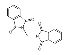 2-[(1,3-dioxoisoindol-2-yl)methyl]isoindole-1,3-dione结构式