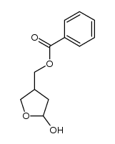 (5-hydroxytetrahydrofuran-3-yl)methyl benzoate Structure