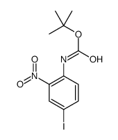 tert-butyl (4-iodo-2-nitrophenyl)carbamate Structure