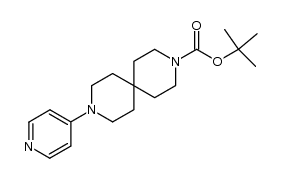 tert-butyl 9-(pyridin-4-yl)-3,9-diazaspiro[5.5]undecane-3-carboxylate结构式