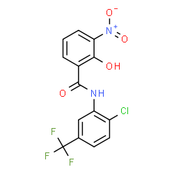 N-[2-Chloro-5-(trifluoromethyl)phenyl]-2-hydroxy-3-nitrobenzamide picture
