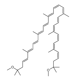 spirilloxanthin Structure