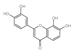 3',4',7,8-Tetrahydroxyflavone Structure