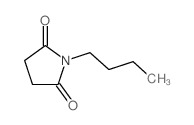 2,5-Pyrrolidinedione,1-butyl- structure