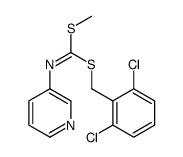 (2,6-Dichlorophenyl)methyl methyl 3-pyridinylcarbonimidodithioate结构式