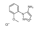 3-(2-methoxyphenyl)oxadiazol-3-ium-4-amine,chloride Structure