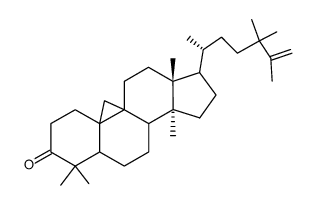 24,24-Dimethyl-9β,19-cyclo-5α-lanosta-25-ene-3-one结构式