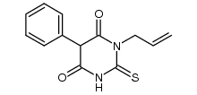 1-allyl-5-phenyl-2-thioxo-dihydro-pyrimidine-4,6-dione Structure