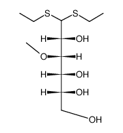 3-O-Methyl-D-glucose diethyl dithioacetal structure