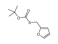 tert-butyl furan-2-ylmethylsulfanylformate Structure