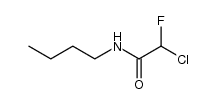 N-butyl-2-chloro-2-fluoroacetamide结构式