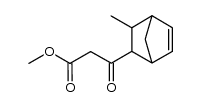 methyl 3-(3-methylbicyclo[2.2.1]hept-5-en-2-yl)-3-oxopropanoate Structure