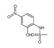 N-(2-hydroxy-4-nitrophenyl)methanesulfonamide结构式