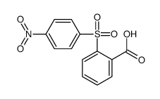 2-(4-nitrophenyl)sulfonylbenzoic acid结构式