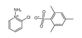 1-Amino-2-chlorpyridinium-(mesitylen-2-sulfonat)结构式