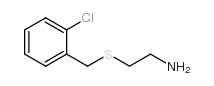 2-(2-氯苄基硫代)乙胺结构式