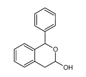 3,4-Dihydro-1-phenyl-1H-2-benzopyran-3-ol结构式