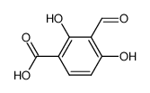 3-formyl-2,4-dihydroxy-benzoic acid Structure