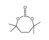 4,4,7,7-tetramethyl-1,3,2-dioxathiepane 2-oxide Structure