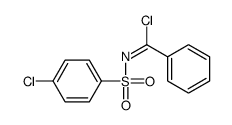 N-(4-chlorophenyl)sulfonylbenzenecarboximidoyl chloride Structure