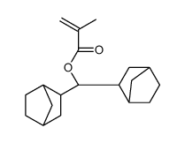 1,1-bis(3-bicyclo[2.2.1]heptanyl)ethyl 2-methylprop-2-enoate结构式
