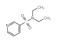 N,N-diethylpyridine-3-sulfonamide结构式