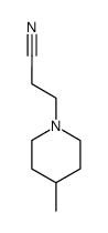 3-(4-methyl-piperidino)-propionitrile Structure