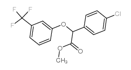 methyl 4-chlorophenyl-[3-(trifluoromethyl)phenoxy]acetate结构式