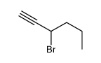 3-bromohex-1-yne结构式