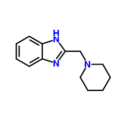 2-(1-Piperidinylmethyl)-1H-benzimidazole Structure