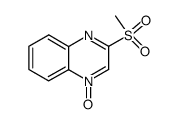 2-methanesulfonyl-quinoxaline 4-oxide Structure