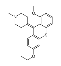 4-(6-ethoxy-1-methoxythioxanthen-9-ylidene)-1-methylpiperidine Structure