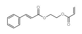 2-CINNAMOYLOXYETHYL ACRYLATE structure