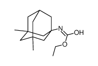 ethyl N-(3,5-dimethyl-1-adamantyl)carbamate结构式
